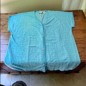 Hampton House New Turquoise Cover-up